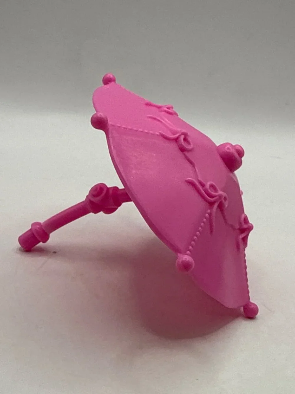 Vtg Fisher Price Sweet Streets Beach House Pink Replacement Patio Umbrella Part